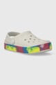 Παιδικές παντόφλες Crocs OFF COURT GLITTER BAND CLOG γκρί 209714.CROCS.OFF.COURT.