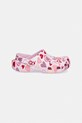 Crocs klapki CLASSIC VDAY CLOG 209754.CROCS.CLASSIC.VD różowy SS26