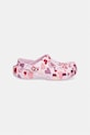 Crocs klapki CLASSIC VDAY CLOG 209754.CROCS.CLASSIC.VD różowy SS26