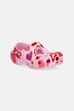 Crocs klapki dziecięce CLASSIC VDAY CLOG Produkt niemowlęcy różowy 209755.CROCS.CLASSIC.VD