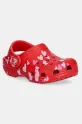 Детски чехли Crocs CLASSIC VDAY CLOG За бебета червен 209755.CROCS.CLASSIC.VD