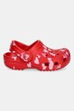Crocs slapi copii CLASSIC VDAY CLOG 209755.CROCS.CLASSIC.VD rosu SS25