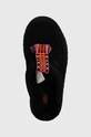UGG kapcie zamszowe dziecięce TAZZLE czarny 1153053K
