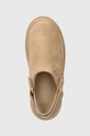 бежевый Детские замшевые тапочки UGG GOLDENSTAR CLOG