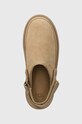 UGG papuci din piele intoarsa pentru copii GOLDENSTAR CLOG bej 1159770K