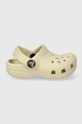 béžová Detské šľapky Crocs CLASSIC CLOG Detský