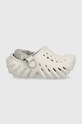 Crocs klapki dziecięce ECHO CLOG 208191.CROCS.ECHO.CLOG. szary SS24