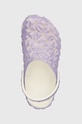 Crocs klapki dziecięce CLASSIC IRIDESCENT GEO CLOG fioletowy 209693.CROCS.CLASSIC.IR