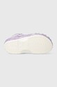 Crocs klapki dziecięce CLASSIC IRIDESCENT GEO CLOG 209693.CROCS.CLASSIC.IR fioletowy