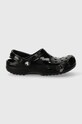 Crocs klapki dziecięce CLASSIC HIGH SHINE CLOG 209834.CROCS.CLASSIC.HI czarny SS24