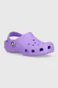 фиолетовой Детские шлепанцы Crocs Classic Clog Детский