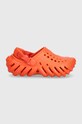 Дитячі шльопанці Crocs Echo Clog 208190.Echo.Clog.K помаранчевий SS24