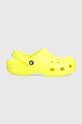 Crocs klapki dziecięce Classic Geometric Clog 209572.Classic.Geometri żółty SS24