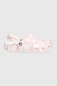 Crocs klapki dziecięce Classic Duke Print Clog 210007.Classic.Duke.Pri różowy SS24