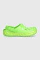 Crocs klapki dziecięce Geometric Glow Band 210132.CrocbandGeometri zielony SS24