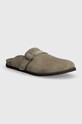 GARMENT PROJECT klapki zamszowe Blake Clog szary GPF2550.260