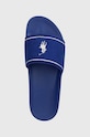 Polo Ralph Lauren papuci Polo Slide bleumarin 809931325002.400