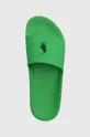 zielony Polo Ralph Lauren klapki Polo Slide