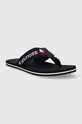 Tommy Hilfiger japonki CORPORATE MONOTYPE BEACH SANDAL FM0FM04913 granatowy SS24
