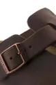 Birkenstock leather sliders Boston SFB Uppers: Natural leather Inside: Natural leather Outsole: Synthetic material