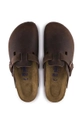 Kožené šľapky Birkenstock Boston SFB Pánsky