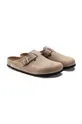 μπεζ Nubuck παντόφλες Birkenstock Boston SFB