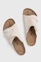 Birkenstock suede sliders Zürich Uppers: Suede Inside: Natural leather Outsole: Synthetic material