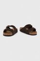 Велурени чехли Birkenstock Arizona 1027077 кафяв SS24