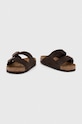 Semišové šľapky Birkenstock Arizona 1027077 hnedá SS24