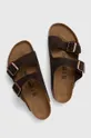 Birkenstock suede sliders Arizona Uppers: Suede Inside: Natural leather Outsole: Synthetic material