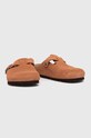Încălțăminte Birkenstock papuci din piele Boston 1027100 portocaliu