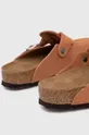 pomarańczowy Birkenstock klapki zamszowe Boston