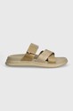 Tommy Hilfiger bőr papucs D DENSITY MIX SANDAL FM0FM05004 bézs SS24