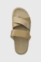 μπεζ Δερμάτινες παντόφλες Tommy Hilfiger D DENSITY MIX SANDAL