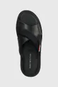 темно-синій Шкіряні шльопанці Tommy Hilfiger CORE LTH CRISS C SANDAL