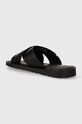 Obuwie Tommy Hilfiger klapki skórzane CORE LTH CRISS C SANDAL FM0FM05010 czarny
