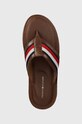 Japanke Tommy Hilfiger CORE TOE POST SANDAL smeđa FM0FM05011