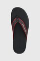 Tommy Hilfiger japonki DUAL DENSITY TOE BEACH SANDAL granatowy FM0FM05015