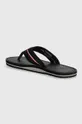 Tommy Hilfiger infradito LEATHER BEACH SANDAL Gambale: Materiale tessile Parte interna: Materiale tessile, Pelle naturale Suola: Materiale sintetico