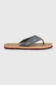 Tommy Hilfiger japonki CORK BEACH SANDAL Cholewka: Materiał tekstylny, Wnętrze: Materiał syntetyczny, Materiał tekstylny, Podeszwa: Materiał syntetyczny