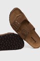 Barbour klapki zamszowe Sennen brązowy MFO0752BE33