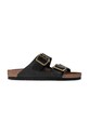Кожаные шлепанцы Birkenstock Arizona Bold Gap чёрный 1022604