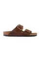 rjava Usnjeni natikači Birkenstock Arizona Bold Gap Moški