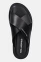 Karl Lagerfeld klapki skórzane KASTOR III czarny KL70214.000