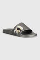 Karl Lagerfeld papuci KONDO argintiu KL70005N.VDM