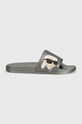 Karl Lagerfeld papuci KONDO KL70005N.VDM argintiu SS24