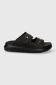 Kožne natikače Karl Lagerfeld KAPRI MENS KL52504.00X crna SS24