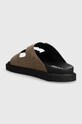 Cipők BOSS papucs velúrból Cliff 50516784.265 barna