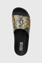 μαύρο Παντόφλες Versace Jeans Couture Slide