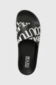 fekete Versace Jeans Couture papucs Slide